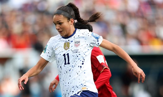Sophia Smith cùng đồng đội hài lòng sau chiến thắng 3-0 trước tuyển nữ Việt Nam ở trận ra quân World Cup nữ 2023. Ảnh: FIFA
