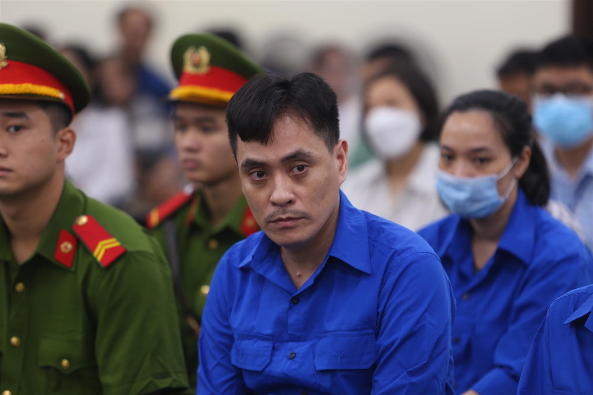 Bị cáo Nguyễn Duy Hải - người được cho là đưa tiền hối lộ cho ông Trần Hùng. Ảnh: Quang Việt
