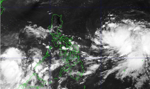 Bão Doksuri qua ảnh vệ tinh ngày 21.7, khi còn là một áp thấp nhiệt đới. Ảnh: PAGASA