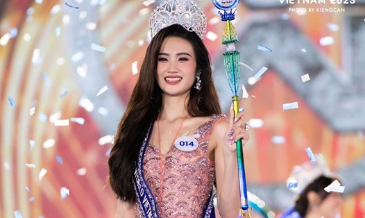 Hành trình đăng quang của hoa hậu Huỳnh Trần Ý Nhi. Ảnh: MWVN