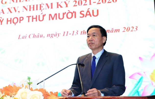 Ông Lê Văn Lương được phê chuẩn giữ chức vụ Chủ tịch UBND tỉnh Lai Châu nhiệm kỳ 2021 - 2026. Ảnh: VGP