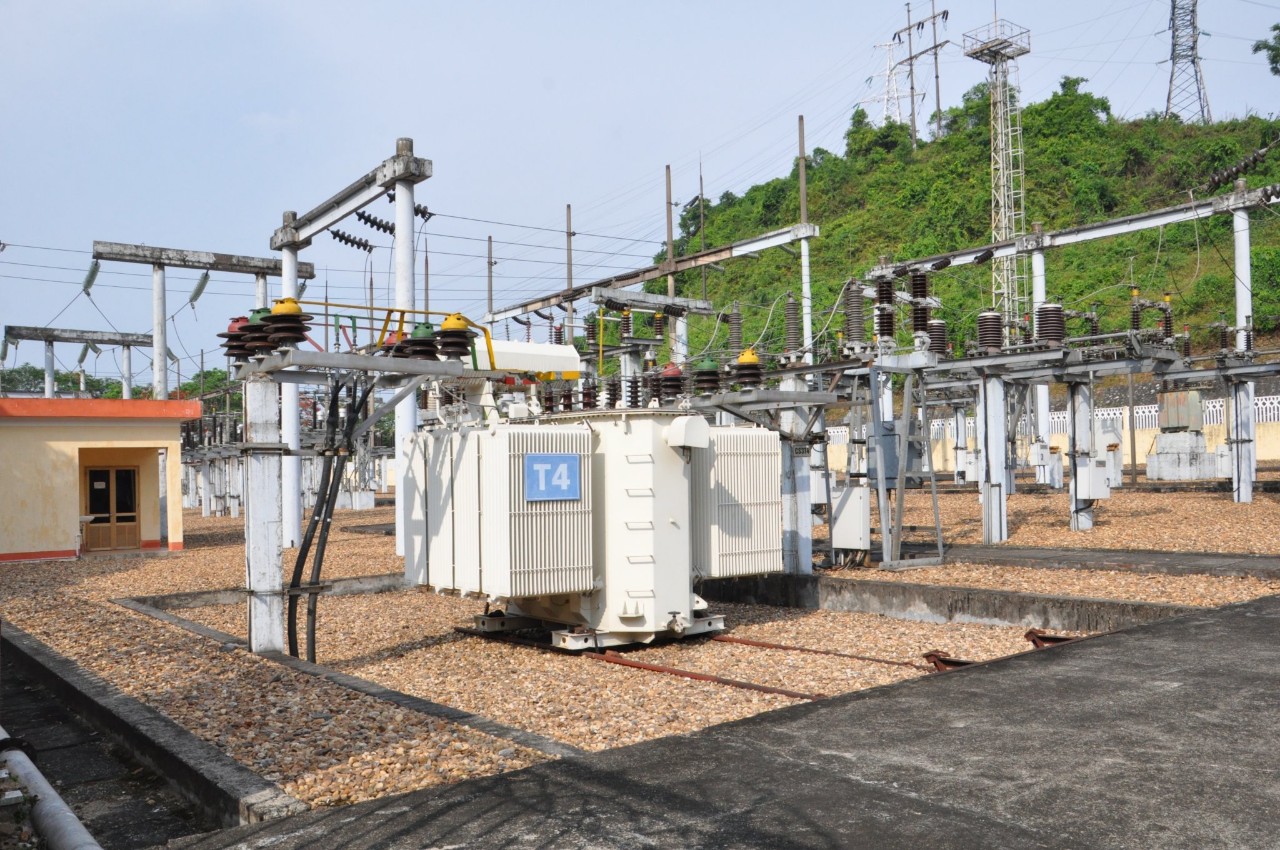 Hiện nhà máy thủy điện Thác Bà đã đảm bảo công suất phát điện theo quy trình vận hành của Cục Điều tiết điện lực và EVN. Ảnh: Bảo Nguyên