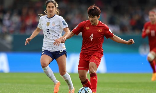 Tuyển nữ Việt Nam tạm xếp cuối bảng xếp hạng tại bảng E World Cup nữ 2023. Ảnh: Hoàng Công