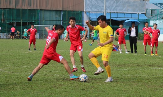 Khai mạc giải bóng đá mini công nhân viên chức lao động thành phố Nha Trang năm 2023. Ảnh: Phương Linh