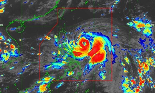 PAGASA cảnh báo về mưa lớn và sạt lở đất tại Philippines do bão Doksuri. Ảnh: PAGASA