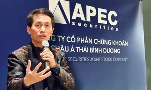 Tại Chứng khoán APEC, ông Nguyễn Đỗ Lăng nắm giữ 14,3% cổ phần. Đồ hoạ: Đức Mạnh 