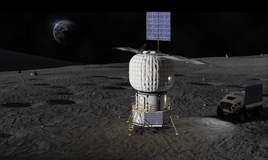 Mô-đun môi trường sống trên bề mặt của NASA, nơi các phi hành gia sống và làm việc trên Mặt trăng. Ảnh: NASA