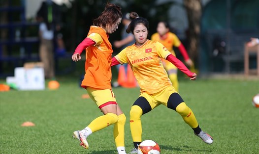 Thanh Nhã có thể ra sân trong trận đấu giữa tuyển nữ Việt Nam và Bồ Đào Nha. Ảnh: Thanh Vũ