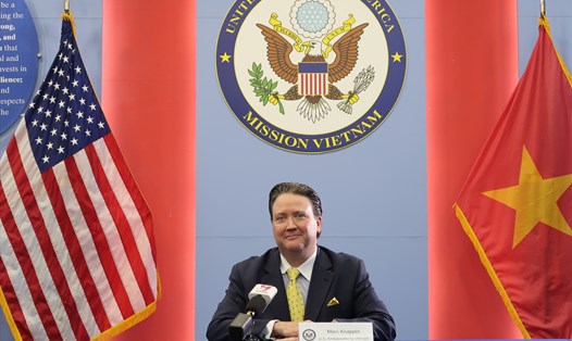 Đại sứ Mỹ tại Việt Nam Marc Knapper. Ảnh: Ngọc Vân