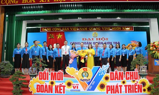 Đại hội Công đoàn quận Sơn Trà lần thứ VI, nhiệm kỳ 2023 – 2028 diễn ra vào ngày 25.7. Ảnh: Mai Hương