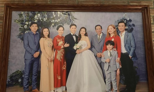 Bộ ảnh cưới của Thanh Sơn - Khả Ngân trong "Gia đình mình vui bất thình lình". Ảnh: NSX.