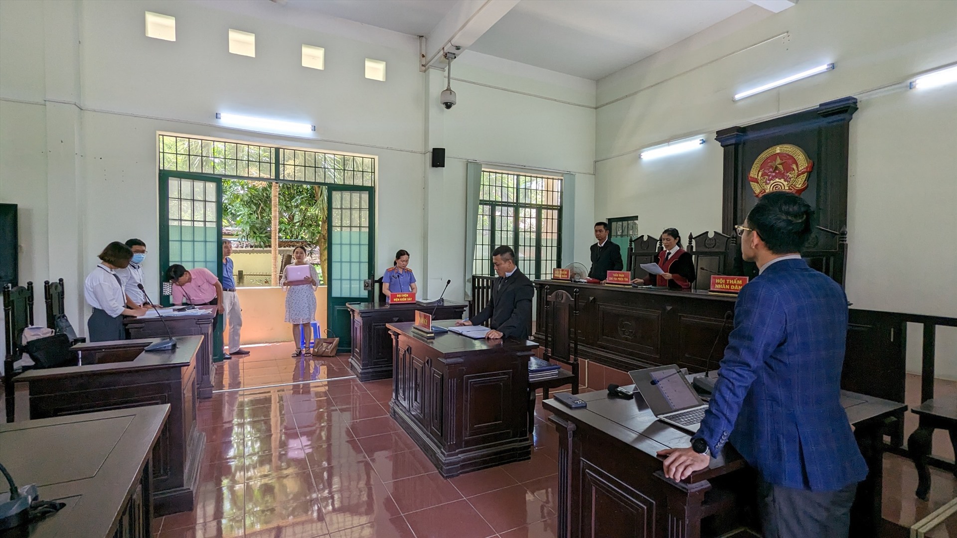 Toàn cảnh buổi tuyên án. Ảnh: Anh Tú