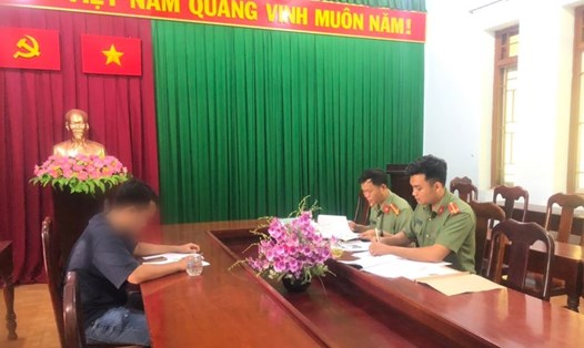 Cơ quan chức năng tỉnh Đắk Nông vừa xử phạt hành chính nam thanh niên đăng thông tin sai sự thật với số tiền 7,5 triệu đồng. Ảnh: Công an cung cấp