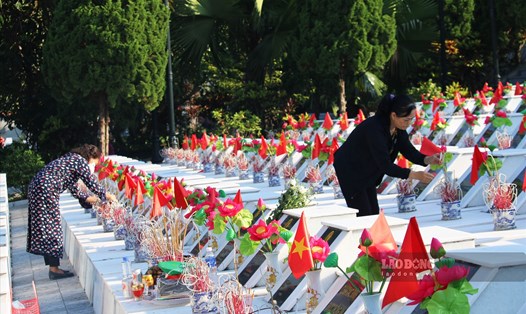 Nghĩa trang Liệt sĩ Quốc gia Vị Xuyên. Ảnh: Nguyễn Tùng
