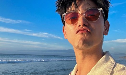 Eric Nam trong một chuyến du lịch biển gần đây. Ảnh: Instagram nhân vật