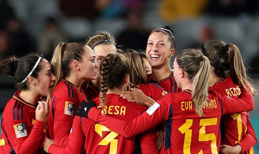 Tuyển nữ Tây Ban Nha vươn lên dẫn đầu bảng C nhờ hơn Nhật Bản hiệu số phụ. Ảnh: FIFA Women's World Cup