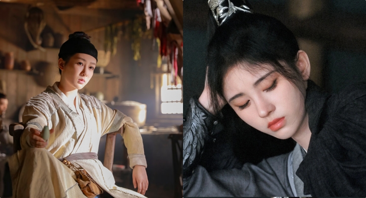 Tạo hình cải trang nam của hai ngôi sao. Ảnh: VieON.