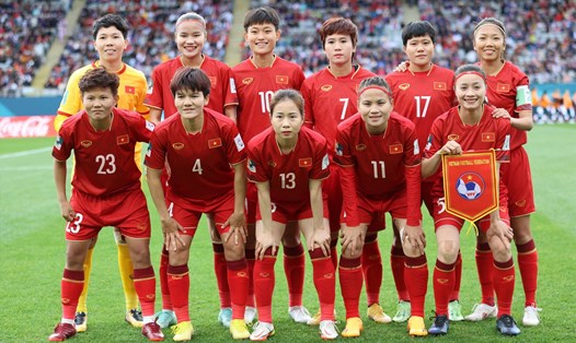 Tuyển nữ Việt Nam gặp Bồ Đào Nha ở lượt trận thứ 2 bảng E World Cup nữ 2023. Ảnh: VFF