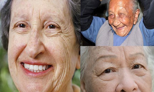 Những người sống lâu trên khuôn mặt thường có một số đặc điểm chung. Đồ hoạ: Hạ Mây