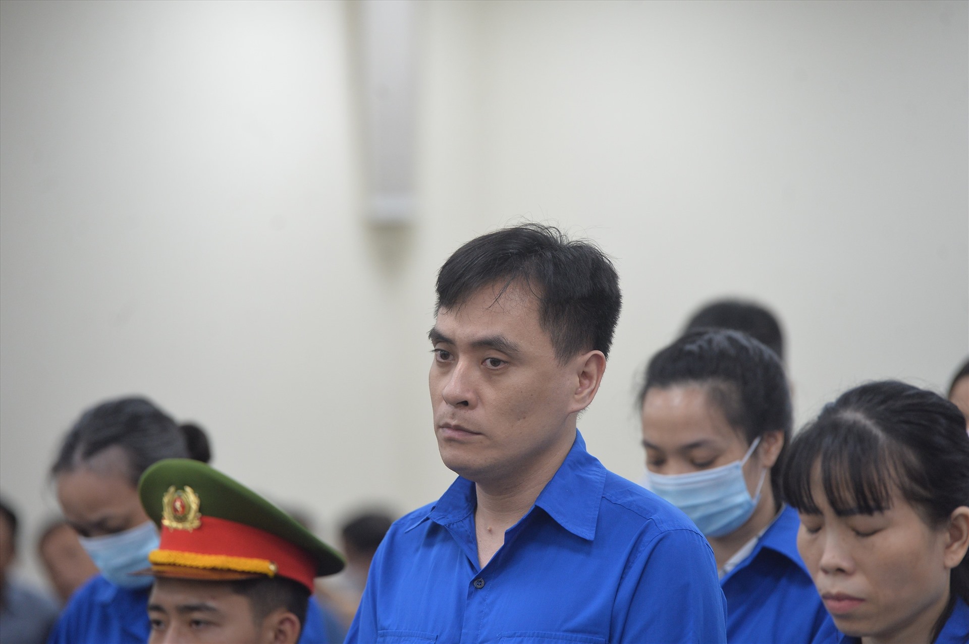 Bị cáo Nguyễn Duy Hải tại phiên toà ngày 27.7. Ảnh: Quang Việt