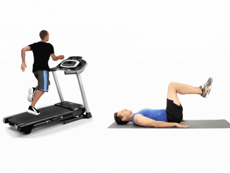 Đàn ông sau 45 tuổi nên chú ý lựa chọn các bài tập thể dục. Đồ hoạ: Hạ Mây