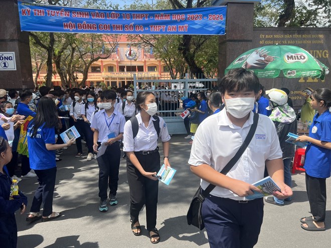 Bình Dương công phụ vương điểm chuẩn chỉnh trúng tuyển chọn nhập lớp 10
