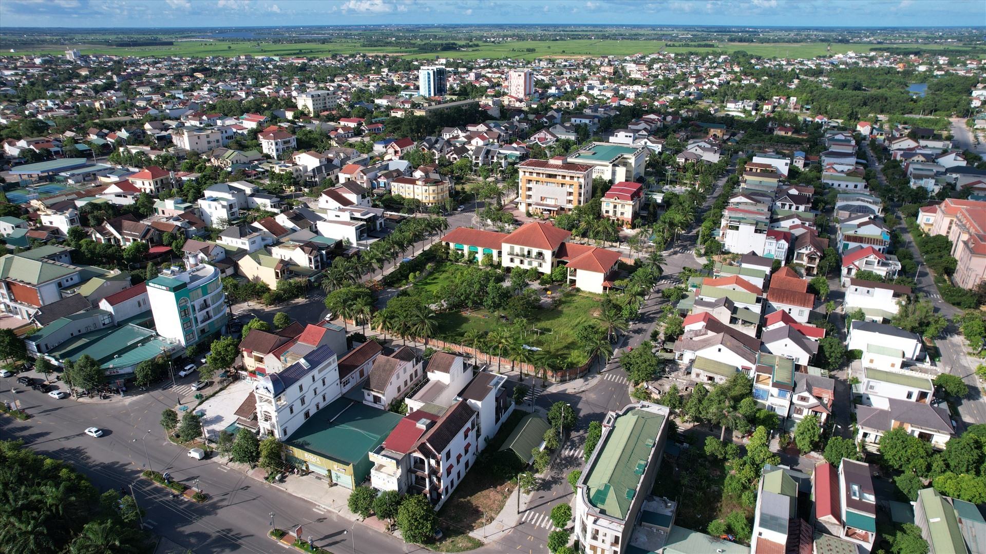 Khu đô thị Nam Đông Hà giai đoạn 1 không có công viên, cây xanh khiến người dân bức xúc. Ảnh: Hưng Thơ.