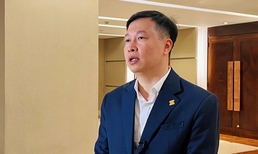 Ông Nguyễn Duy Thịnh - Chủ tịch Sở Giao dịch Chứng khoán Hà Nội - không quá kỳ vọng vào thanh khoản của sàn giao dịch trái phiếu trong thời gian đầu vận hành. Ảnh: Đức Mạnh 