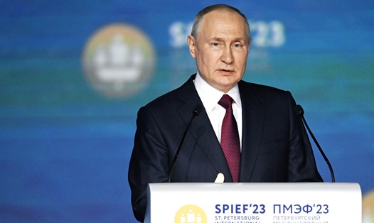  Tổng thống Nga Vladimir Putin. Ảnh: Điện Kremlin