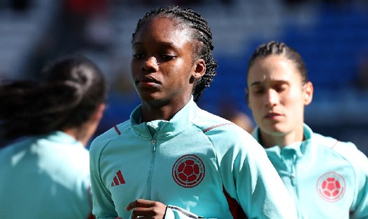 Linda Caicedo gặp vấn đề về sức khỏe khi đang tập luyện cùng đội tuyển Colombia trước trận đấu tại World Cup nữ 2023. Ảnh: FIFA