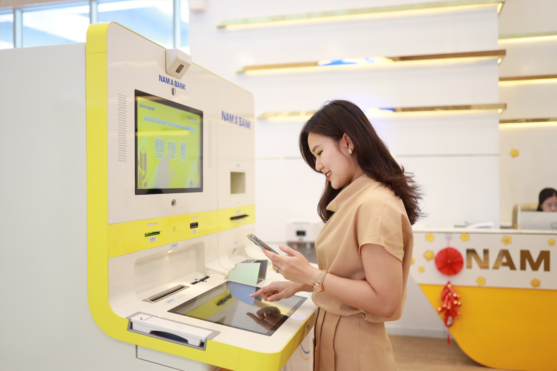 ONEBANK – một trong những điểm sáng về công nghệ của Nam A Bank. Ảnh: Nguyễn Vinh