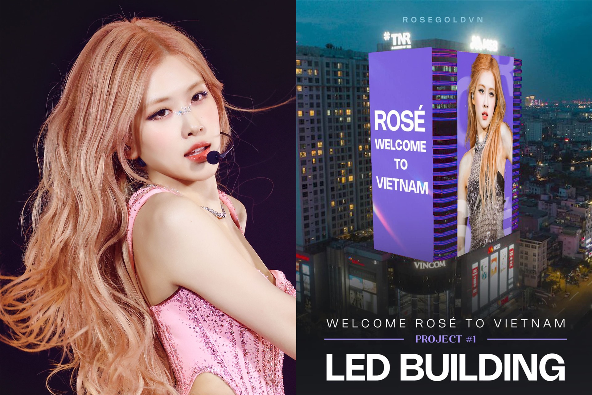 Fan Rosé Blackpink lập quỹ hơn 200 triệu đồng chào đón thần tượng về Việt Nam. Ảnh: RoseGoldvn