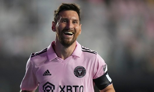 Messi đang có những ngày tháng đầu tiên hạnh phúc tại nước Mỹ.  Ảnh: Inter Miami