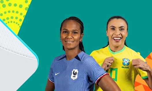 Tuyển nữ Pháp và Brazil tạo nên cặp đấu hấp dẫn tại bảng F của World Cup nữ 2023. Ảnh: Sport Optus