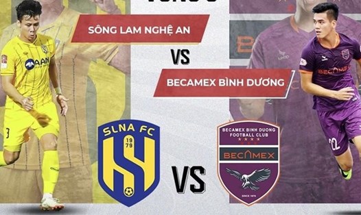 Sông Lam Nghệ An chạm trán Bình Dương tại vòng 3 giai đoạn 2 V.League 2023. Ảnh: FPT Play