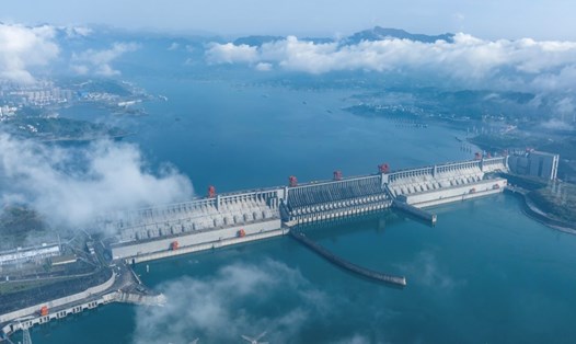 Đập Tam Hiệp ở Nghi Xương, tỉnh Hồ Bắc, Trung Quốc. Ảnh: Xinhua
