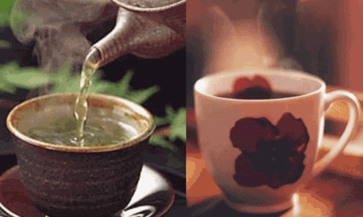 Đối với người cao tuổi, uống trà điều độ rất tốt cho sức khoẻ. Đồ hoạ: Hạ Mây