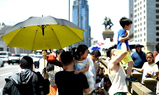 Nắng nóng ở Thiên Tân, Trung Quốc, ngày 22.6.2023. Ảnh: China Daily