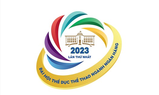 Logo của Đại hội Thể dục Thể thao ngành Ngân hàng lần thứ nhất. Ảnh: Công đoàn Ngân hàng VN