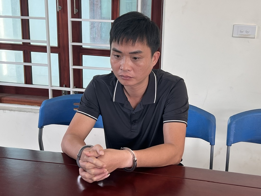 Đối tượng Nguyễn Tiến Hiệp bị bắt sau 2 năm lẩn trốn.  Ảnh: Công an cung cấp