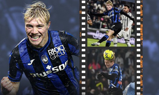 Rasmus Hojlund tạo ra ảnh hưởng lớn tại Atalanta sau khi chuyển đến từ Sturm Graz vào tháng 1.2022.  Ảnh: Sky Sports