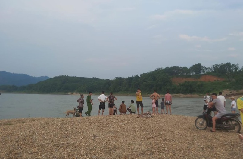 Thanh niên đuối nước thương tâm khi đi tắm sông. Ảnh: Người dân cung cấp