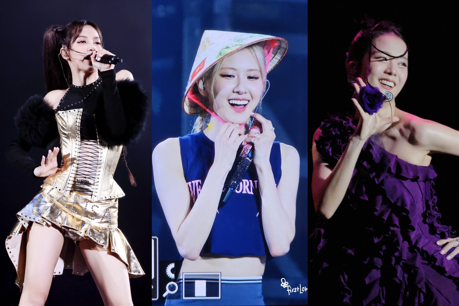 Blackpink trong concert ở Việt Nam. Ảnh: Twitter Fan Blackpink