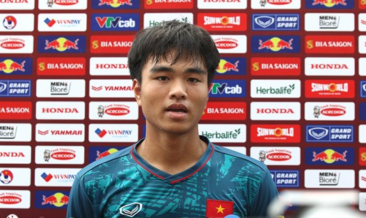 Tiền vệ Nguyễn Công Phương của đội tuyển U23 Việt Nam. Ảnh: VFF