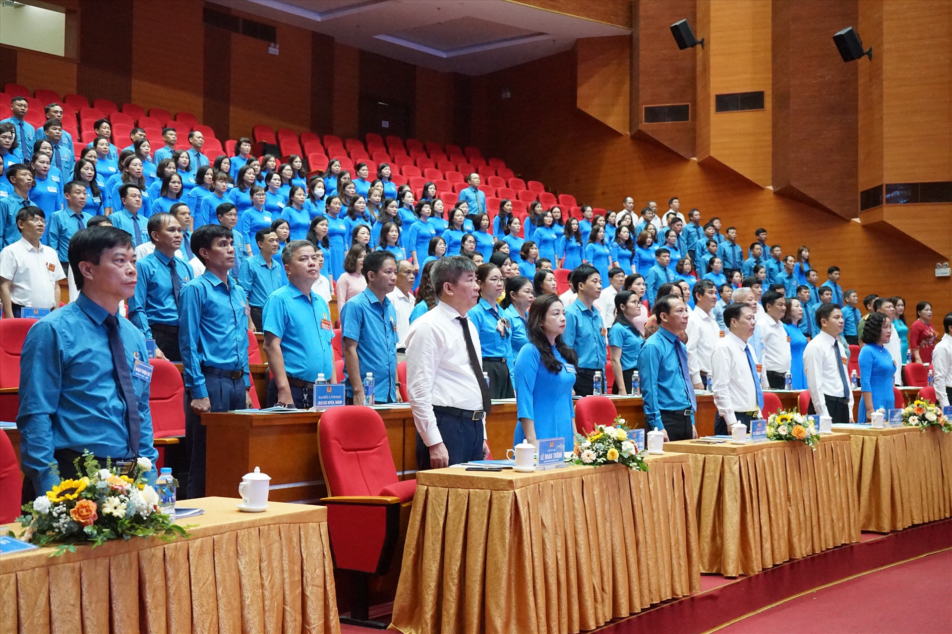 Các đại biểu tham dự Đại hội Công đoàn TP.Thanh Hóa 