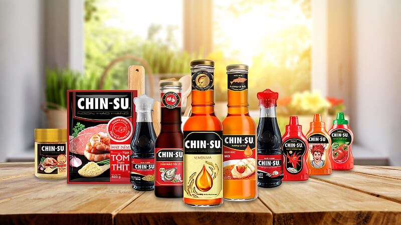 Các sản phẩm thương hiệu CHIN-SU. Ảnh: Masan Group