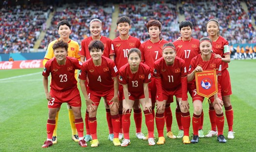Tuyển nữ Việt Nam sẽ khép lại hành trình của mình tại World Cup nữ 2023. Ảnh D.Hương