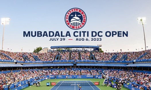 Vòng 1 của giải quần vợt Washington Open khởi tranh từ ngày 1.8. Ảnh: DC Open