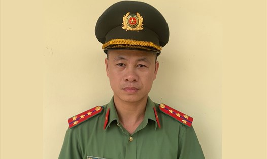 Đại úy Nguyên Xuân Bằng. Ảnh: Công an tỉnh Bắc Giang