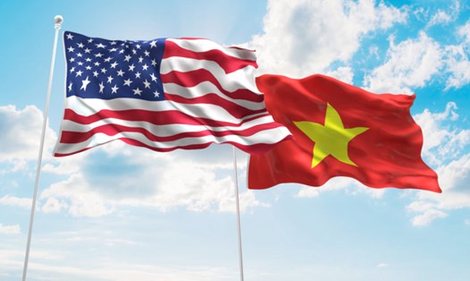 Quốc kỳ Việt Nam và Mỹ. Ảnh: American Legislative Exchange Council